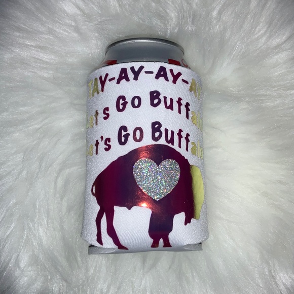 Custom Buffalo Bills And Taylor Swift Let’s Go Buffalo Koozie - Picture 3 of 3